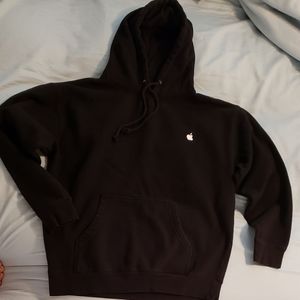 Apple Black Hoodie-unisex